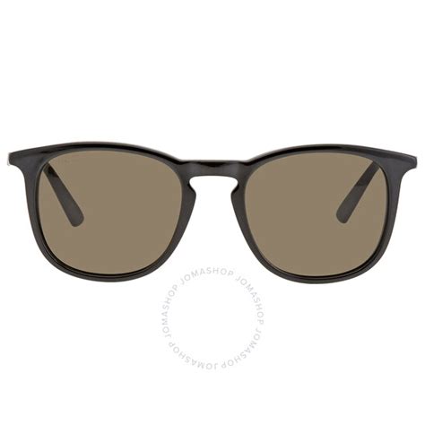 gucci gg0136s|Gucci Brown Shaded Square Men's Sunglasses GG 0136S 001 51.